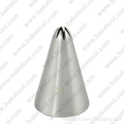 Fondant cake decorating nozzles closed star tip
